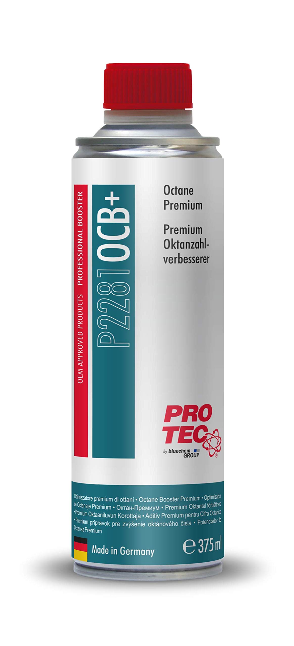 Pro Tec – Benzin-Additiv, Oktan-Booster, geeignet für Benzin-Motoren, Inhalt: 375 ml, P2281 von Pro tec