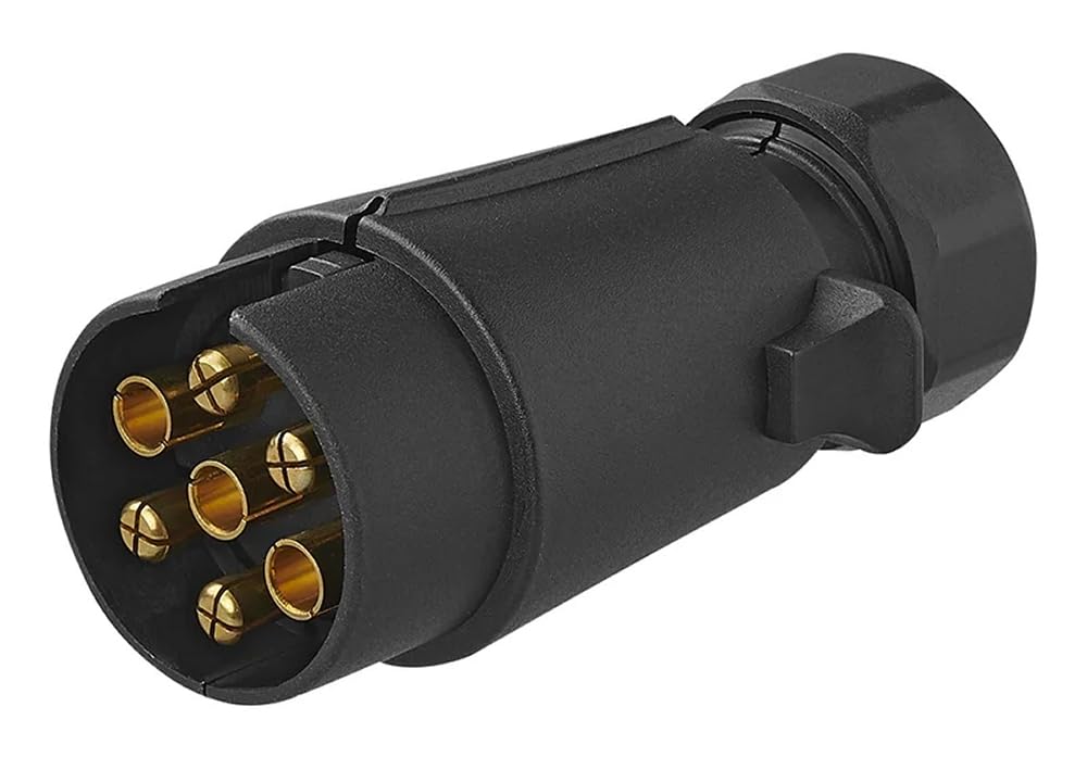 ProPlus 343503 Stecker 7-polig aus PVC mit Flachsteckeranschluss für Anhänger ProPlus 343503 Stecker 7-polig aus PVC mit Flachsteckeranschluss für Anhänger von ProPlus