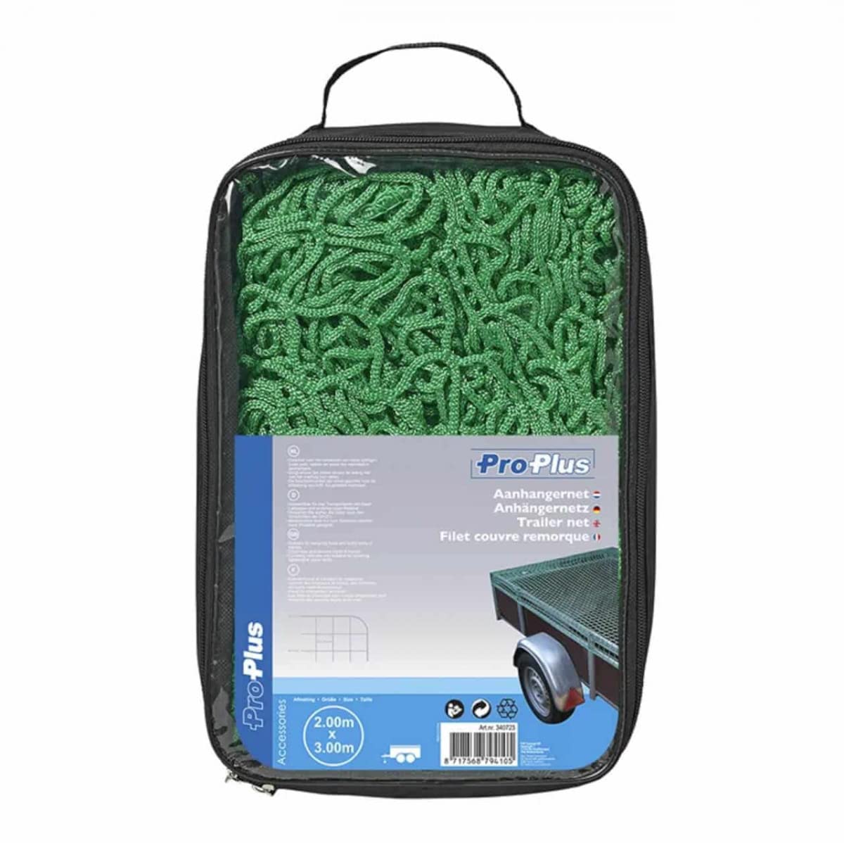 ProPlus 340723 Ladungssicherungsnetz Anhängernetz Abdecknetz 2,0 x 3,0m mit umlaufendem festem Seil ProPlus 340723 Ladungssicherungsnetz Anhängernetz Abdecknetz 2,0 x 3,0m mit umlaufendem festem Seil von ProPlus