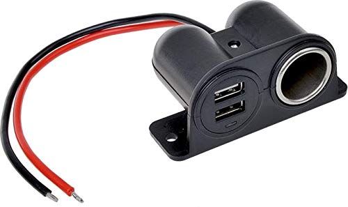 ProPlus Aufbau-Zigarettenanzündersteckdose 2xUSB 12V/24V von APT