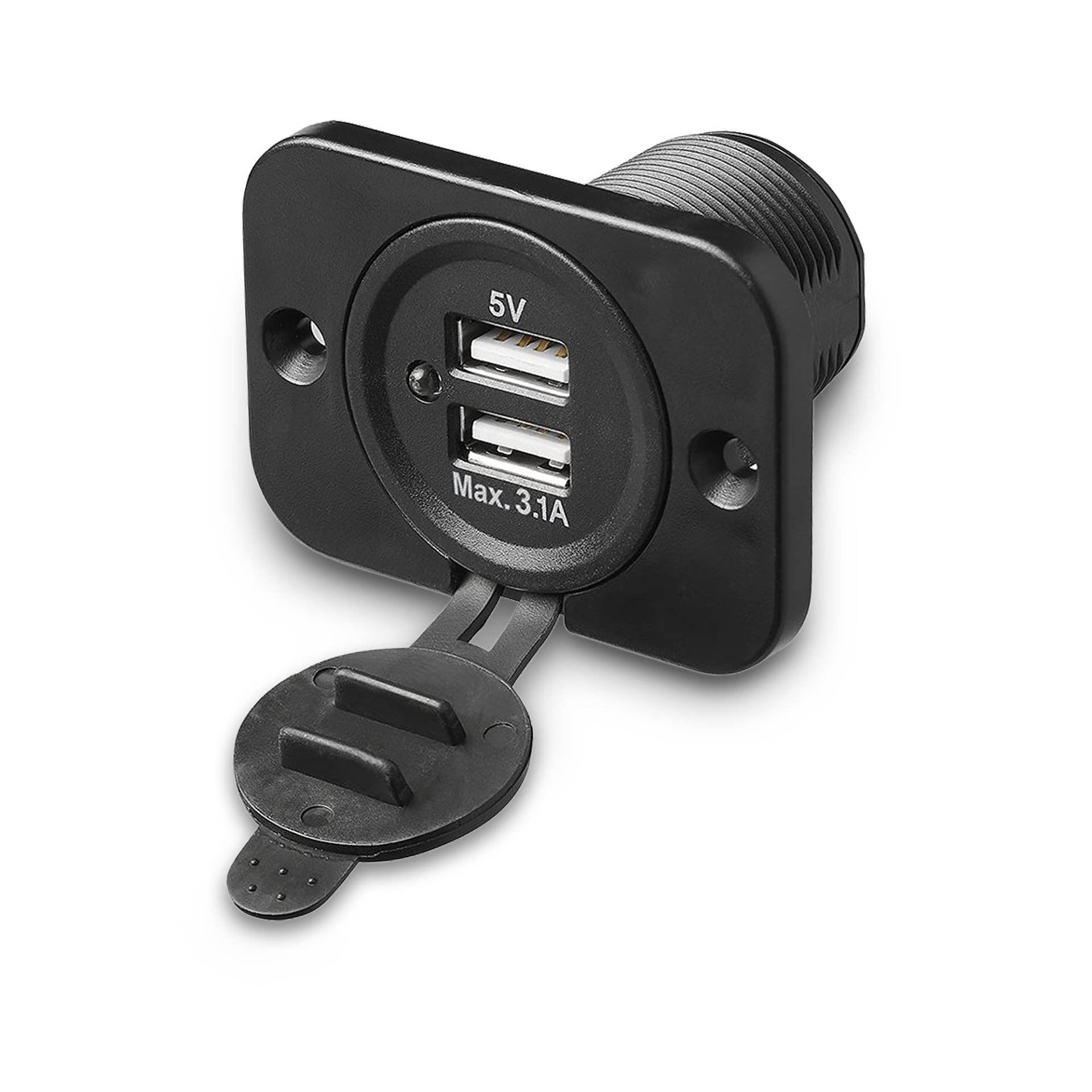 ProPlus USB Doppel-Einbausteckdose 3100mA 12V/24V ProPlus USB Doppel-Einbausteckdose 3100mA 12V/24V von ProPlus
