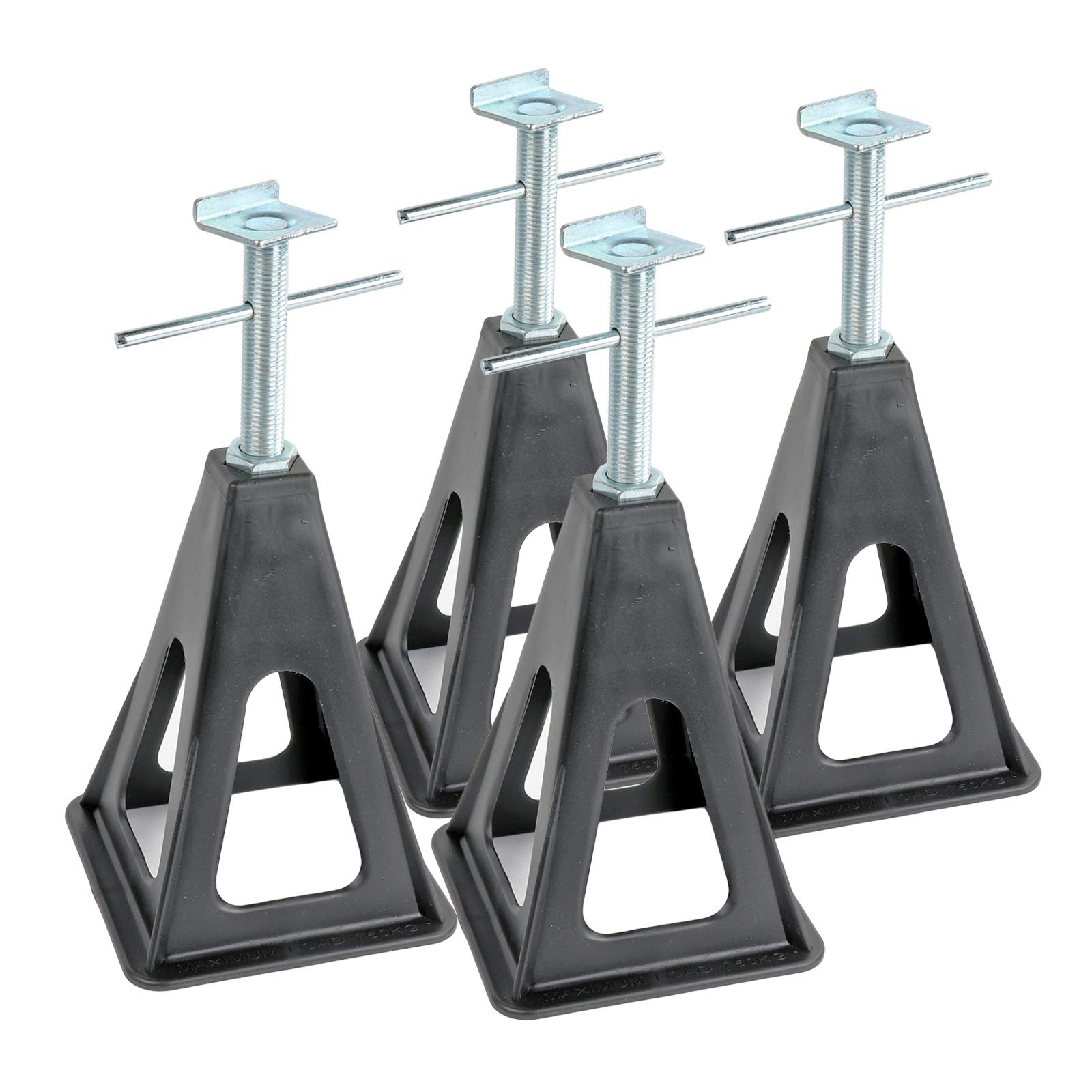 PRO PLUS Stützbock 4er Set Kunststoff höhenverstellbar 750 Kg Traglast/Stück 42 cm Höhe für Wohnwagen oder Anhänger PRO PLUS Stützbock 4er Set Kunststoff höhenverstellbar 750 Kg Traglast/Stück 42 cm Höhe für Wohnwagen oder Anhänger von ProPlus