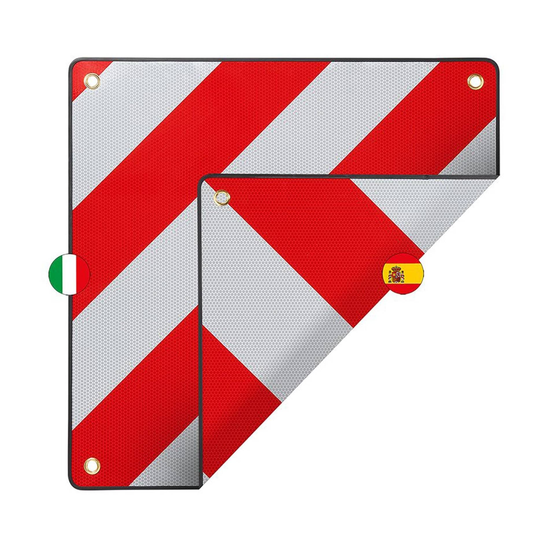 PROPLUS Alu-Warntafel 50x50cm für Italien/Spanien 2 in 1 PROPLUS Alu-Warntafel 50x50cm für Italien/Spanien 2 in 1 von ProPlus