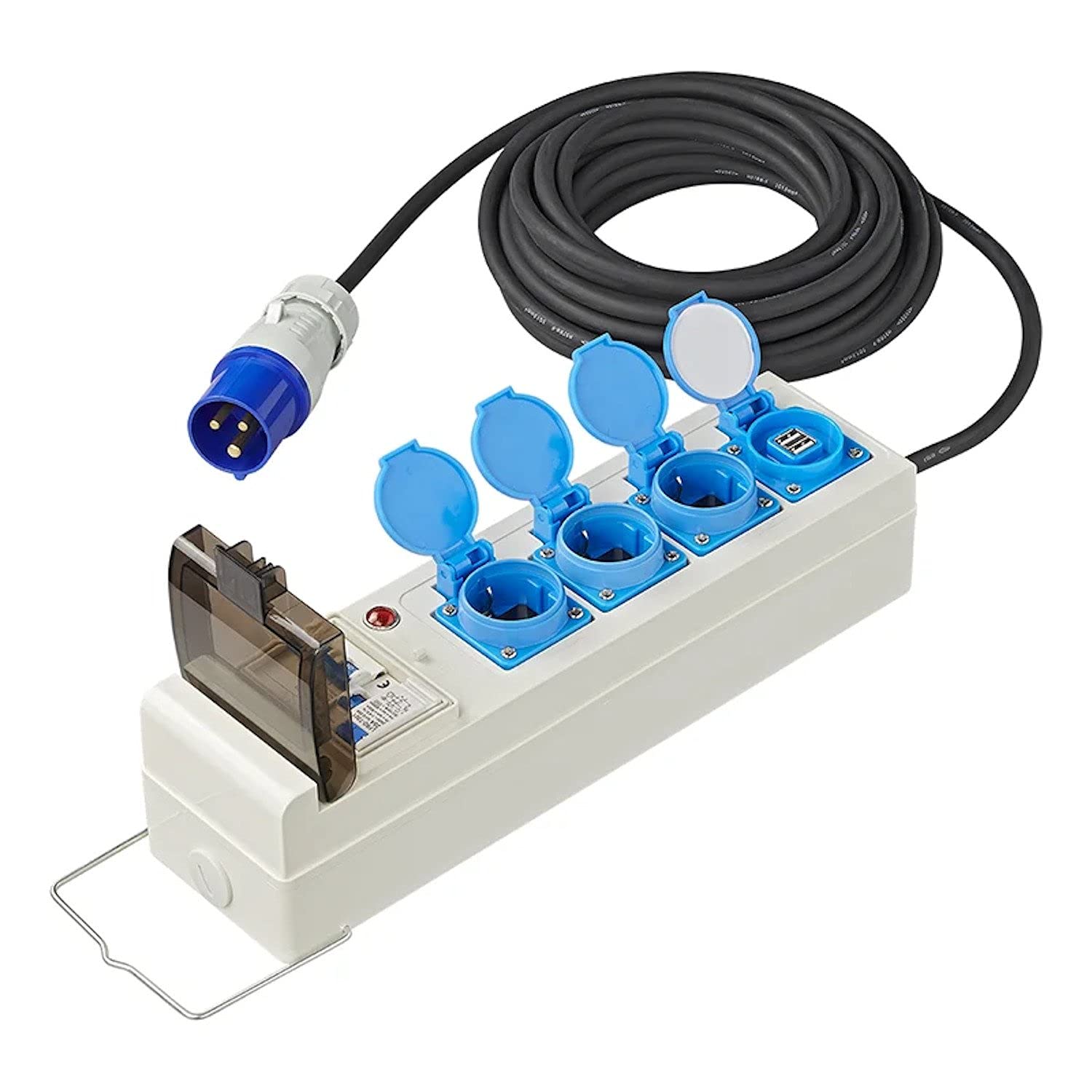 ProPlus 373585DE Zelt Faltwagen Steckdose 20 Meter 3x2,5mm² mit MCCB und FI-Schalter + 2 x USB ProPlus 373585DE Zelt Faltwagen Steckdose 20 Meter 3x2,5mm² mit MCCB und FI-Schalter + 2 x USB von ProPlus