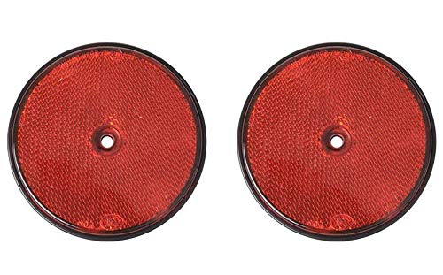 ProPlus Reflektor rot 80mm Schraubbefestigung 2 Stück im Blister von ProPlus