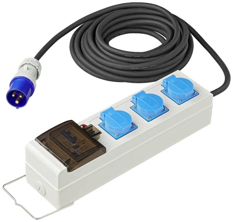 ProPlus Zelt-/Faltwagen-Steckdose 10M 3x2,5mm² mit MCCB und RCD von ProPlus