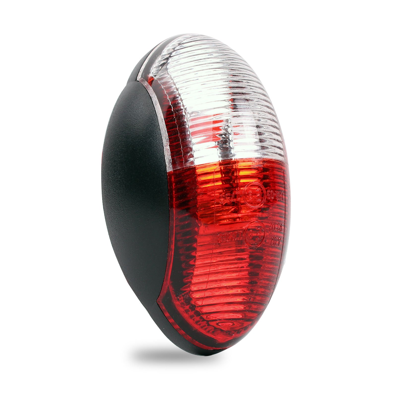Umrissleuchte LED 12v Begrenzungsleuchte rot/weiß 60x34 mm, 12-24 Volt für Wohnmobil, Wohnwagen und Anhänge von ProPlus