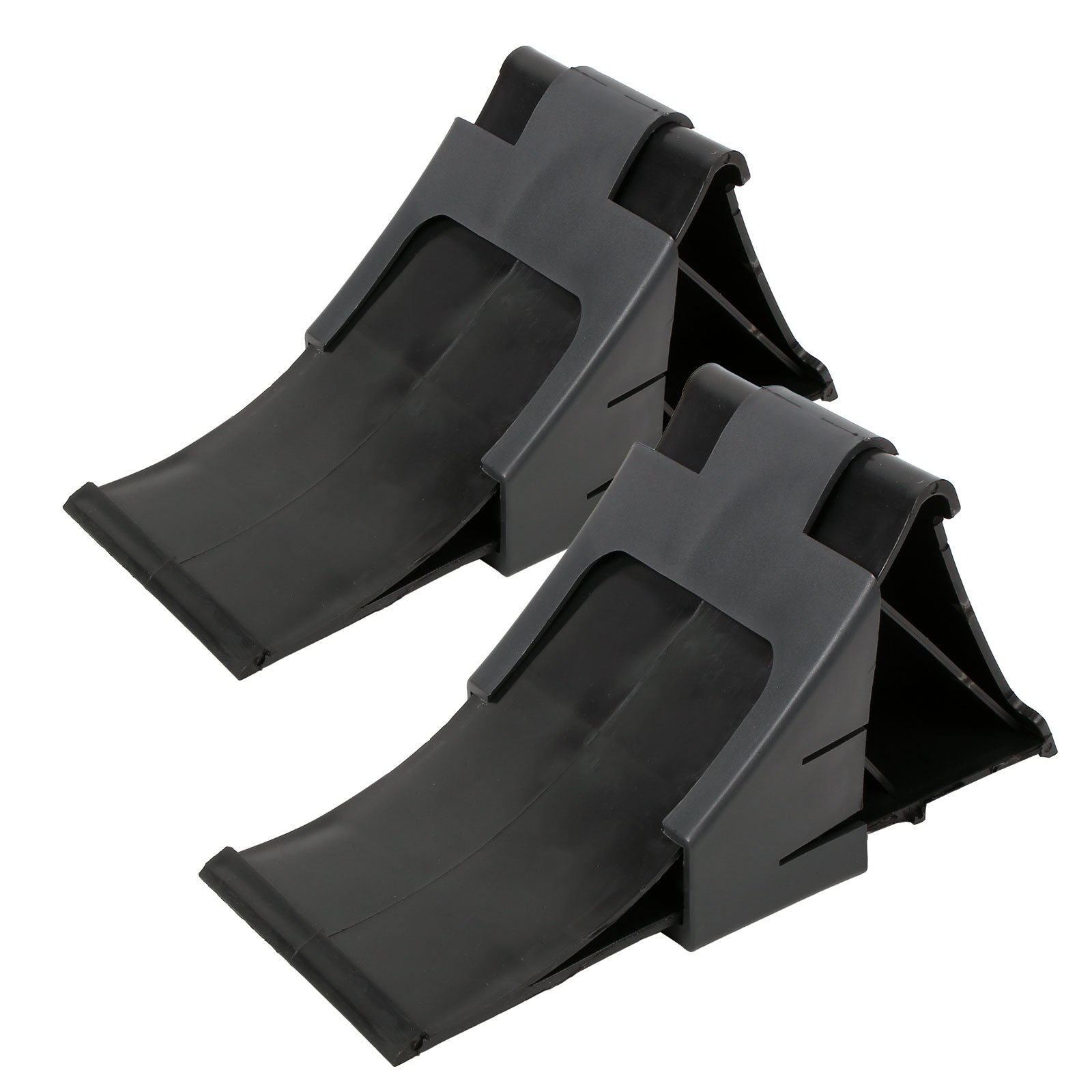 Unterlegkeil 2 er Set schwarz inkl Halter 1000 Kg ideal für Wohnwagen Unterlegkeil 2 er Set schwarz inkl Halter 1000 Kg ideal für Wohnwagen von ProPlus