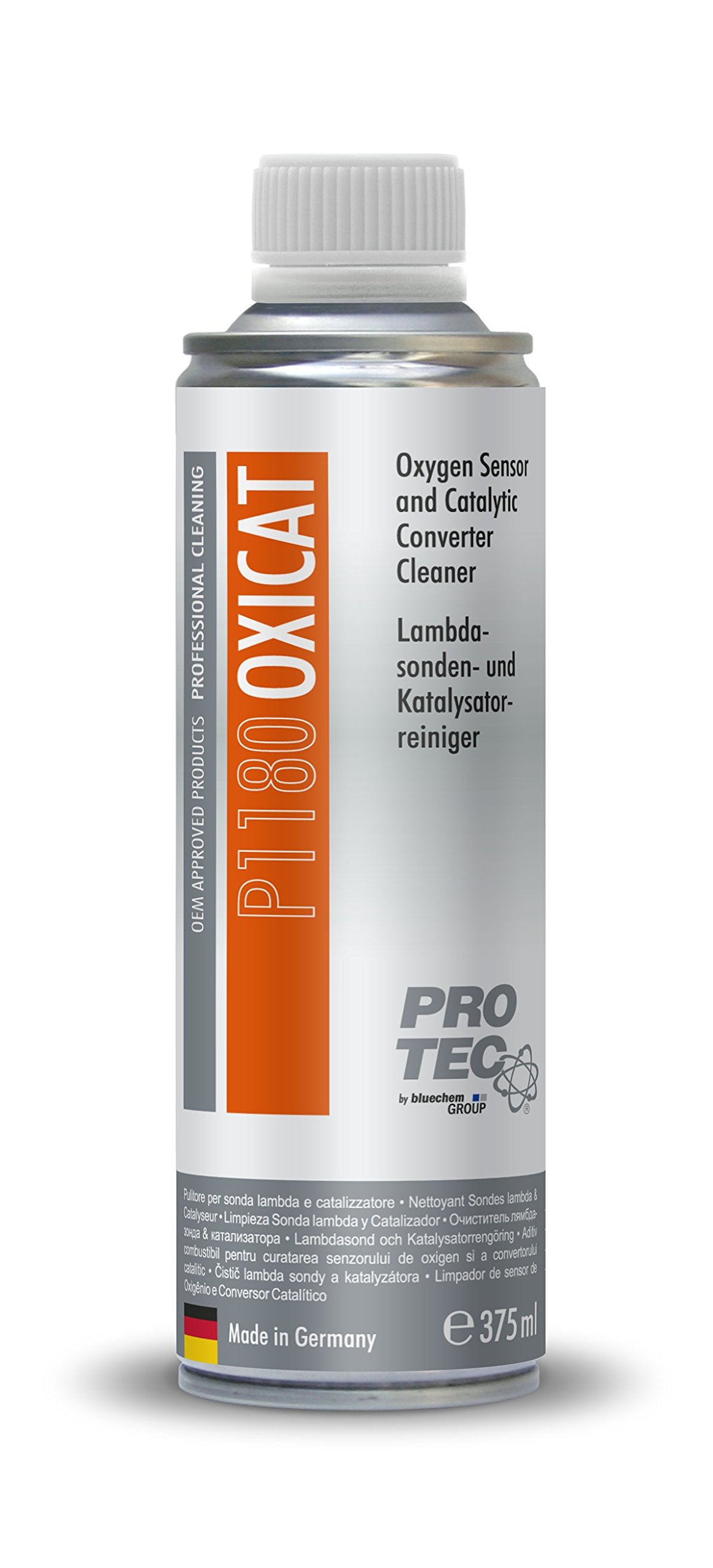 Pro Tec OXICAT – Oxygen Sensor & CATALYTIC Converter Cleaner Reiniger für Lambdasonde und Katalysator 375 ml. von Protec