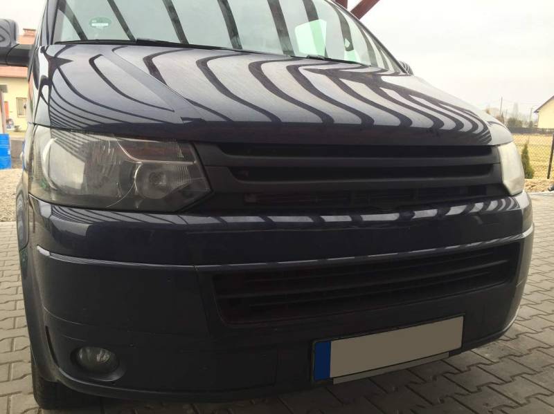 Bus T5 Facelift ab 2009-2015 Grill Kühlergrill Frontgrill Sportgrill ohne Emblem von ProTuning
