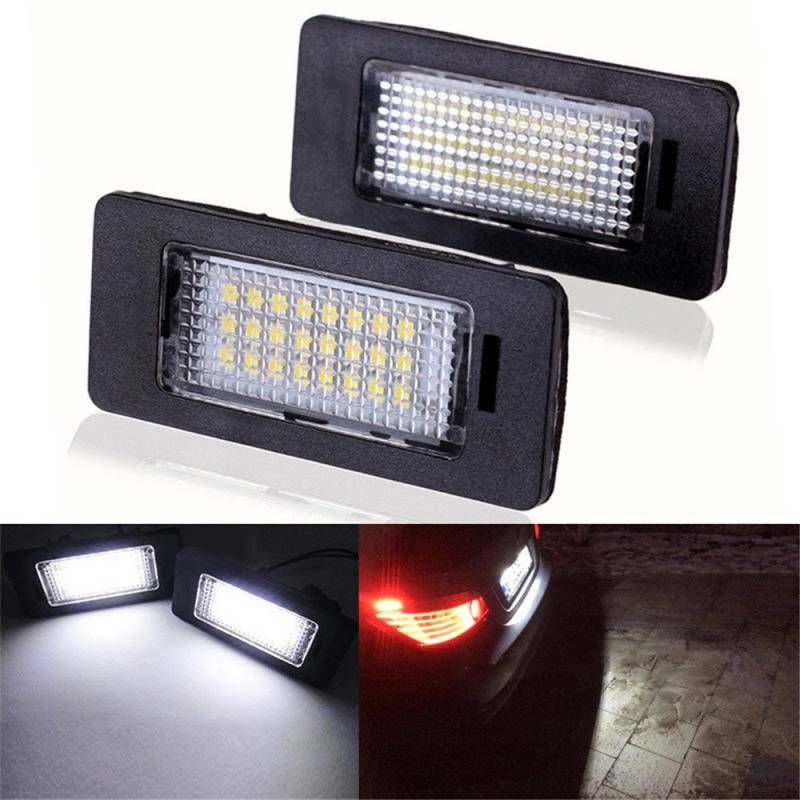 GZCRDZ 2x Auto Led Lizenz Kennzeichen Kennzeichenbeleuchtung Lampen 12 v Weiß 6000 Karat für E39 E60 E82 E90 E92 E93 M3 E39 E60 E70 E60 E61 M5 E88 von ProTuning