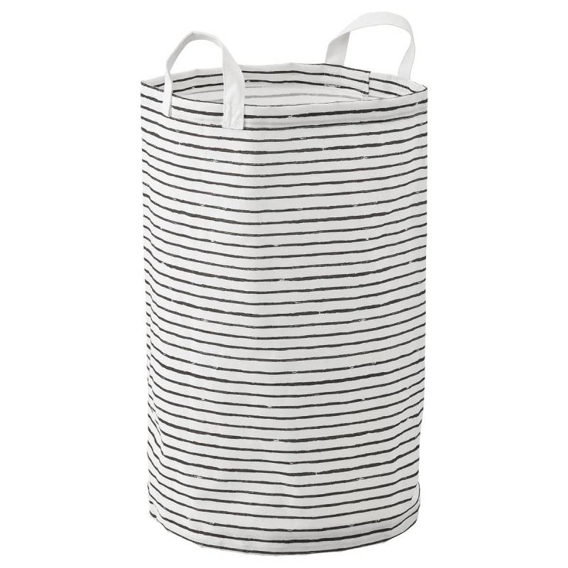 KLUNKA Wäschesack 60x Ø36cm weiß/schwarz von ProTuning