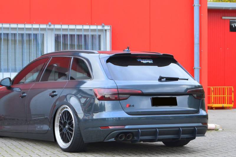 Leistungsstarker Heckstoßstangen-Diffusor mit Rippen/Lamellen für Audi A4 B9 2015–2019 Avant von ProTuning