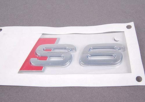 Original A6 S6 Hinten Kofferraum S6 Emblem Chrom 4B08537352ZZ OEM von ProTuning