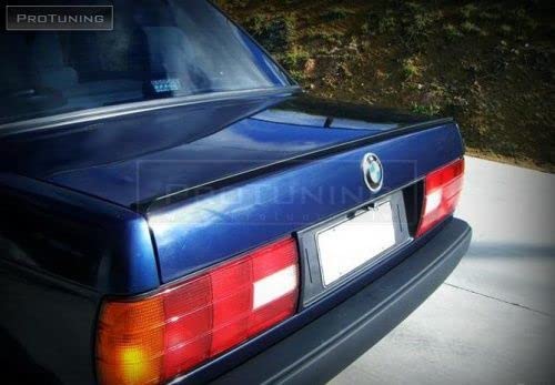 ProTuning Hinterer Kofferraum M3 Style Spoiler für BMW E30, Schwarz, Matt, PVC, Selbstklebend von ProTuning