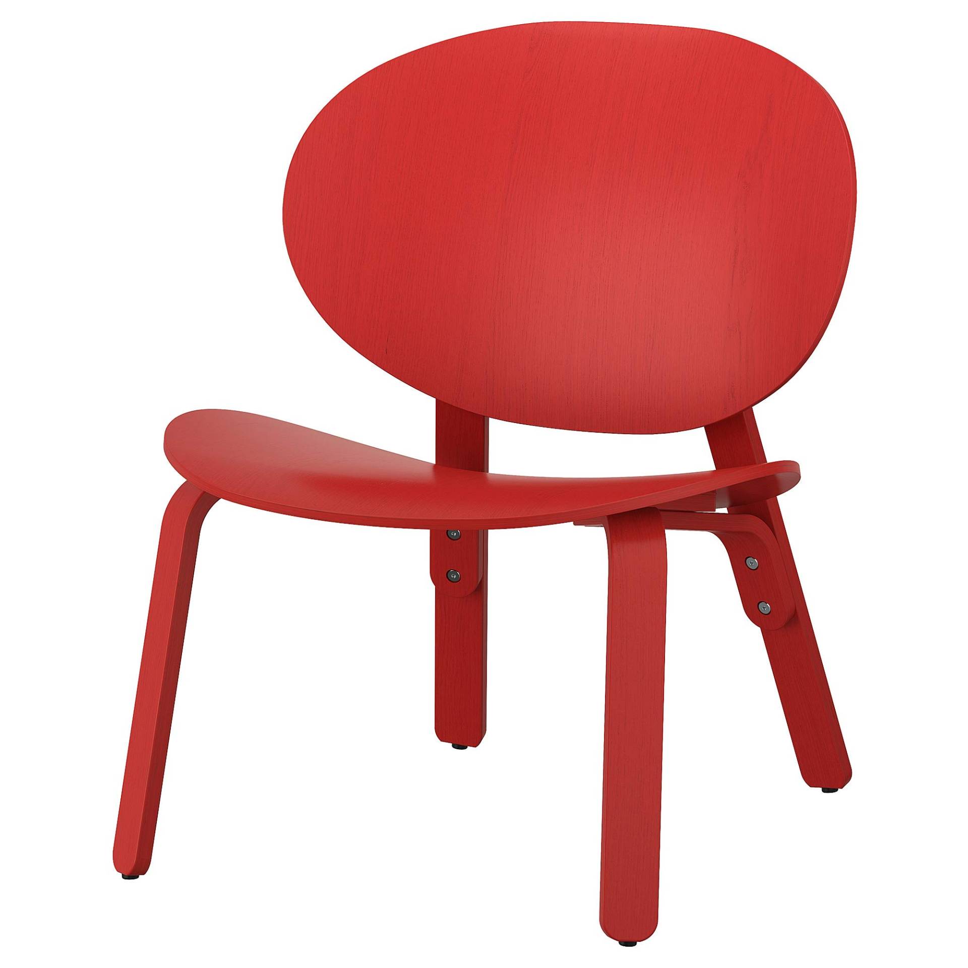 ProTuning IKEA FRÖSET Sessel, rot gebeiztes Eichenfurnier von ProTuning