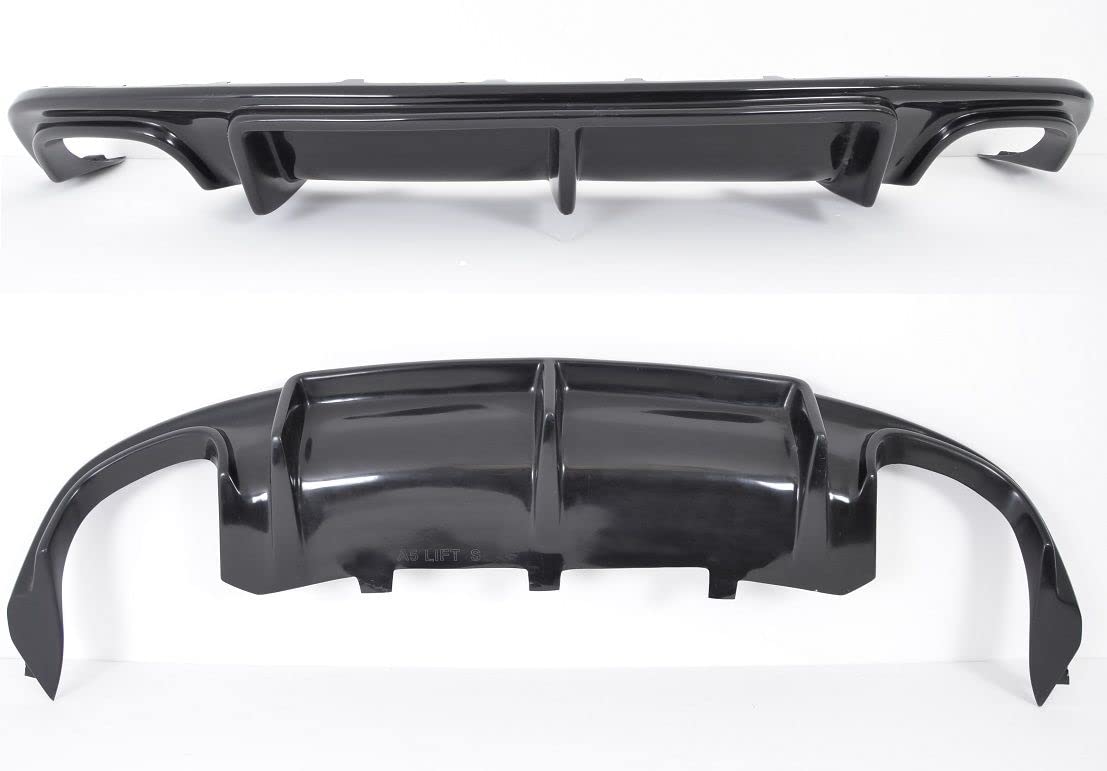 ProTuning S5 Heckstoßstange Diffusor für A5 Coupe 11-16, Fiberglas, Schwarz, primed for painting von ProTuning