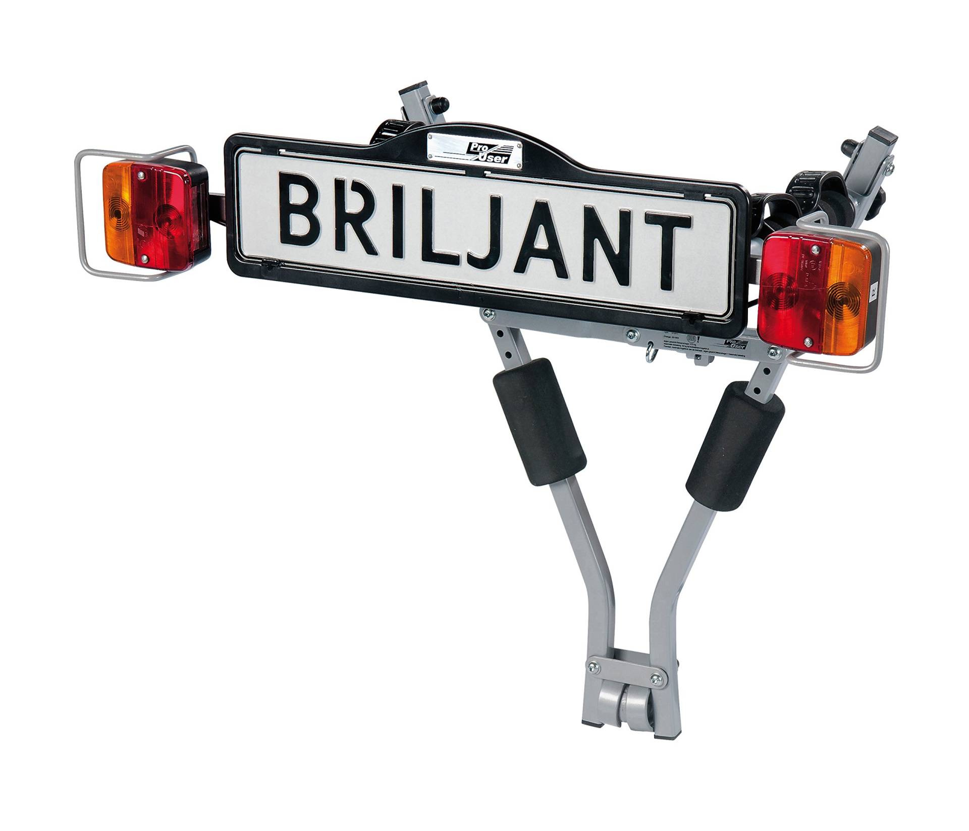 pro-User 5191533 Fahrradträger, glänzend schwarz/Silber pro-User 5191533 Fahrradträger, glänzend schwarz/Silber von ProUser