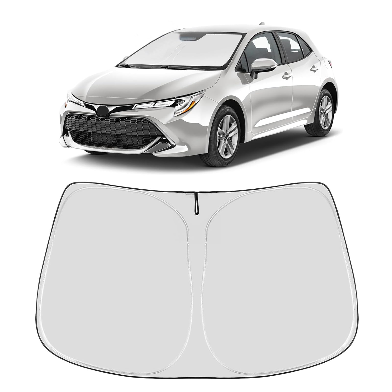Sonnenschutz für die Windschutzscheibe, faltbar, passgenau für Toyota Corolla SE XSE L LE XLE Hybrid Limousine 2021 2020 Sonnenschutz für die Windschutzscheibe, faltbar, passgenau für Toyota Corolla SE XSE L LE XLE Hybrid Limousine 2021 2020 von Proadsy