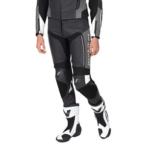 Probiker PRX-16 Lederkombihose Schwarz Grau Weiss von Probiker