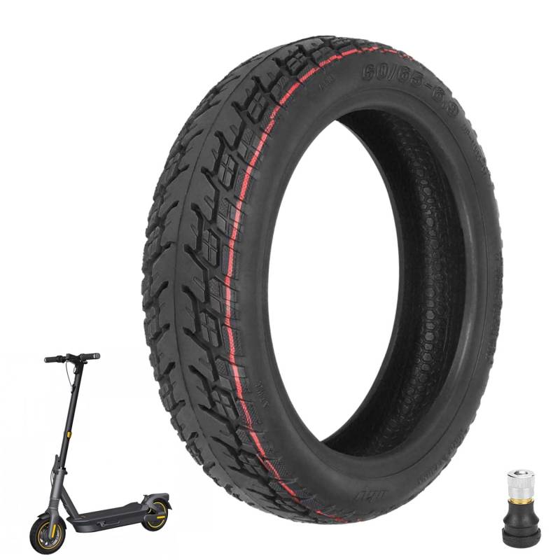 Prodrocam 60/65-6,9 Off-Road Schlauchlose Reifen für Ninebot Max G2 G2D G2E G65 Elektroroller Reifen 10 Zoll Roller Ersatzreifen, Mit Ventil (Tubeless*1) von Prodrocam