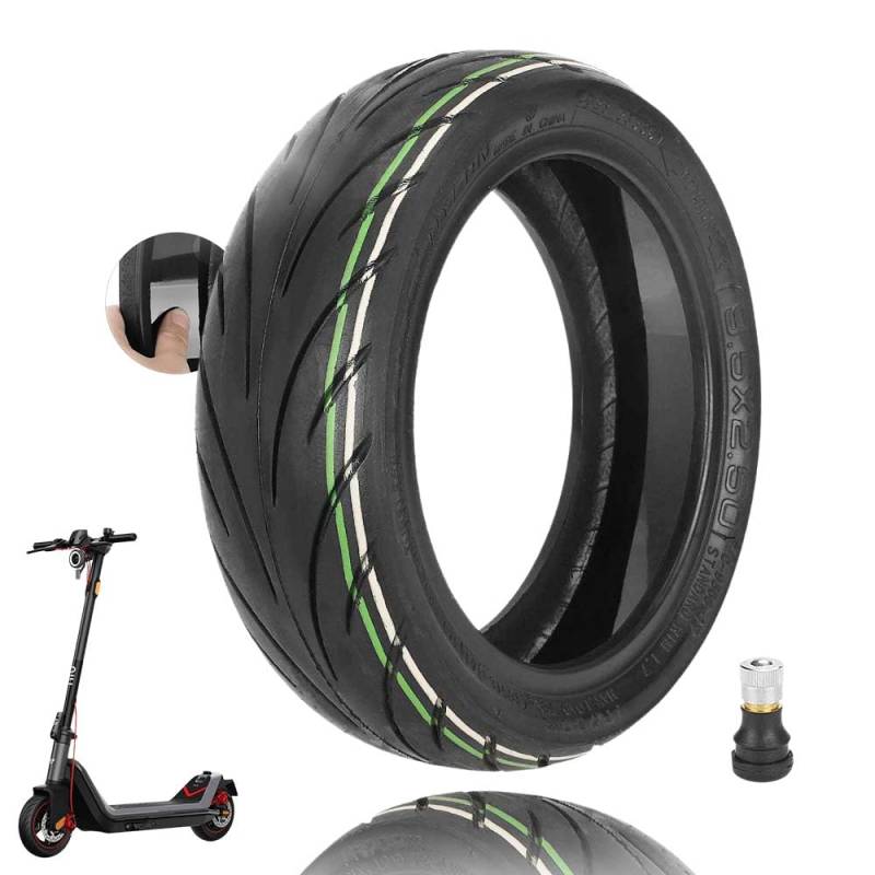Prodrocam 9,5 x 2,50 Selbstreparierende Reifen für NIU KQi3 Sports/Pro/Max Elektroroller, 9,5 Zoll Tubeless Reifen Pannensichere Selbstreparatur Ersatzräder, mit Ventil (Selbstreparierende*1) von Prodrocam