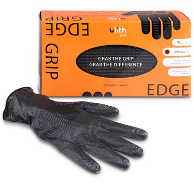 Products For Future Grip Handschuhe mit Diamantprägung schwarz Gr. XL von Products for future