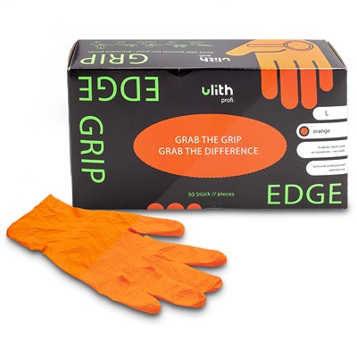 Products For Future Grip Handschuhe mit Diamntprägung orange Gr. L von Products for future