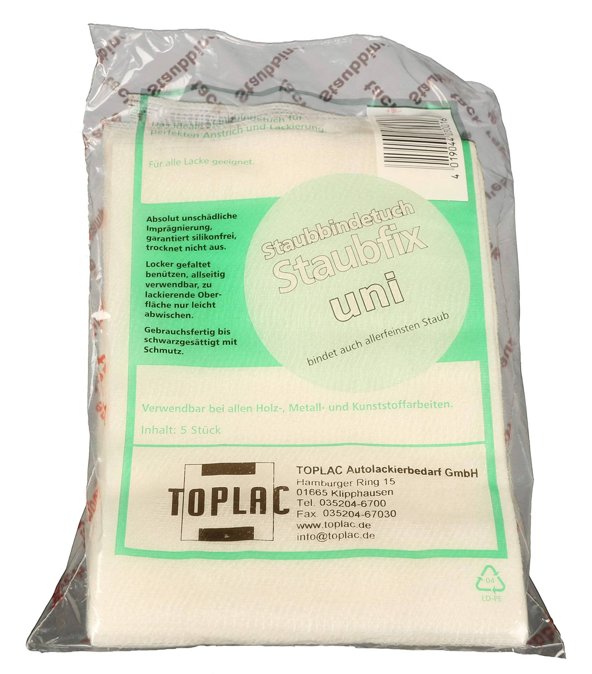 PROFI COLOR Staubbindetuch "Uni". Maße: 80 x 50 cm 5er Pack PROFI COLOR Staubbindetuch "Uni". Maße: 80 x 50 cm 5er Pack von Profi Color