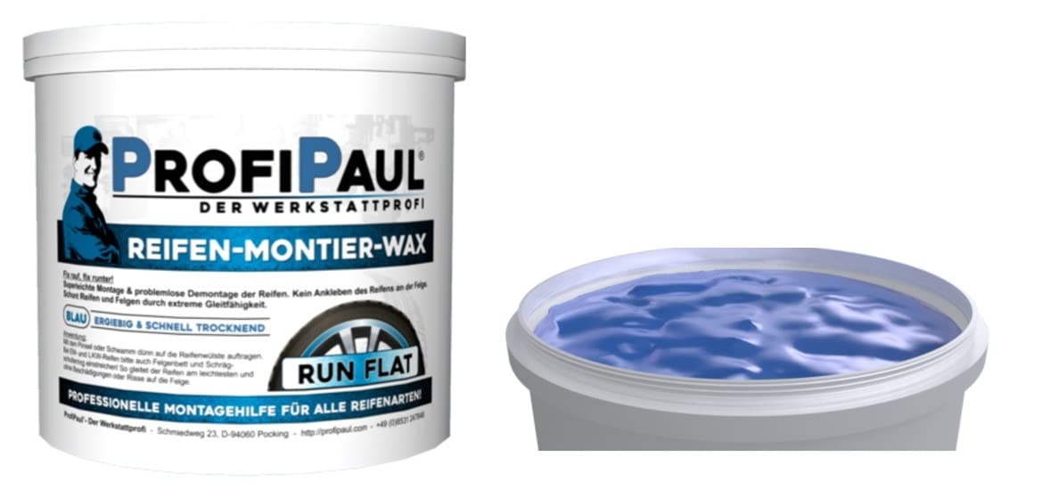 ProfiPaul Reifenmontagepaste Blau RunFlat 5 kg Eimer von ProfiPaul