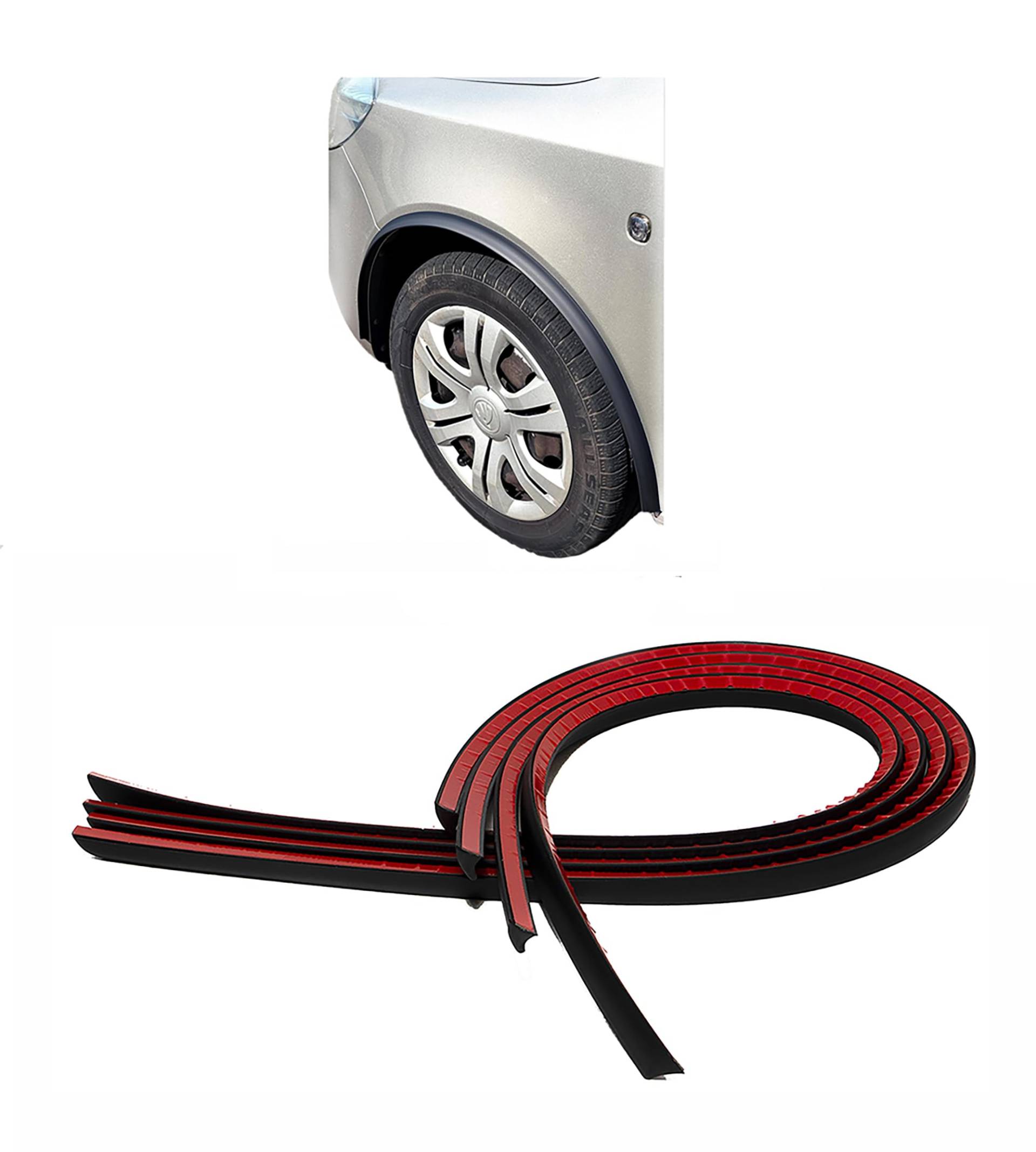 Profilex-Gentes Kotflügelverbreiterung Universal, Schwarz, Offroad Zubehör, Passend Alle Fahrzeuge. Gummilippe Auto Für Besten Radkasten Schutz. Mittel von Profilex-Gentes