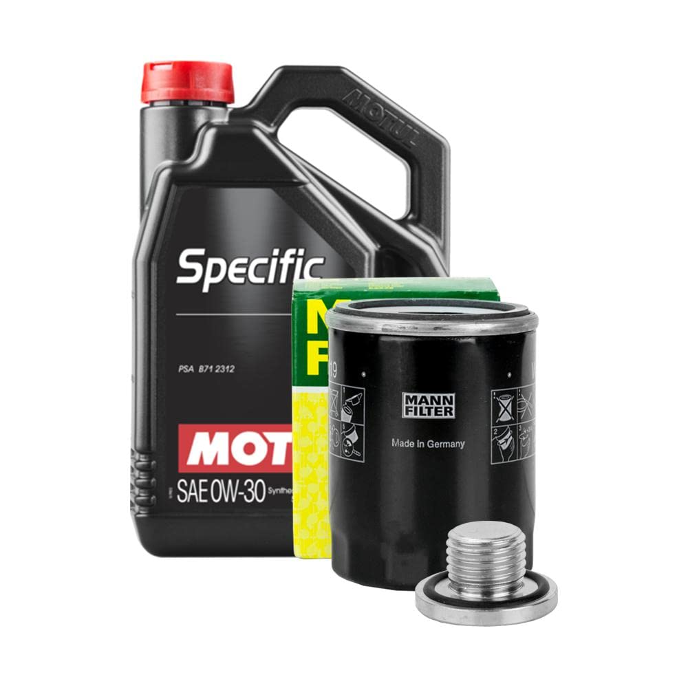 Motul Ölwechselset: Motoröl Specific 2312 0W30 5L + Mann Ölfilter Dichtung Inspektionskit/Servicekit Passend Zusammengestellt Für Ihr Fahrzeug von Profiteile