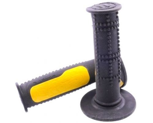 Lenkergriffe PROGRIP Griffe 792 schwarz gelb Roller Scooter Motorrad von Progrip