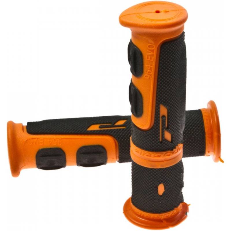 Lenkergriffe griffgummi schwarz/orange atv von Progrip