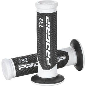 Progrip Gummigriffe "Road 732" schwarz/weiß, Paar von Progrip