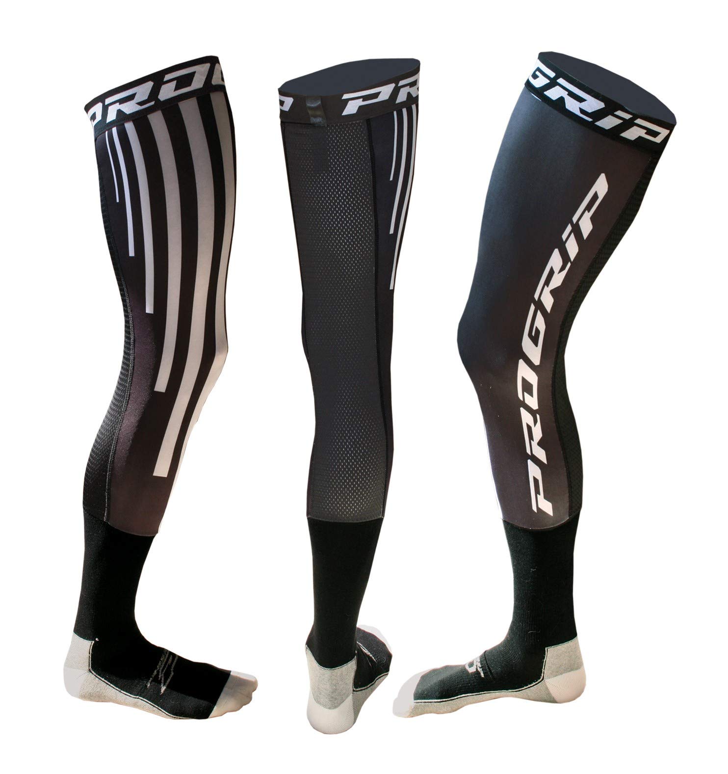 Progrip Race Sock Long, Erwachsene, Schwarz, Größe L XL von Progrip