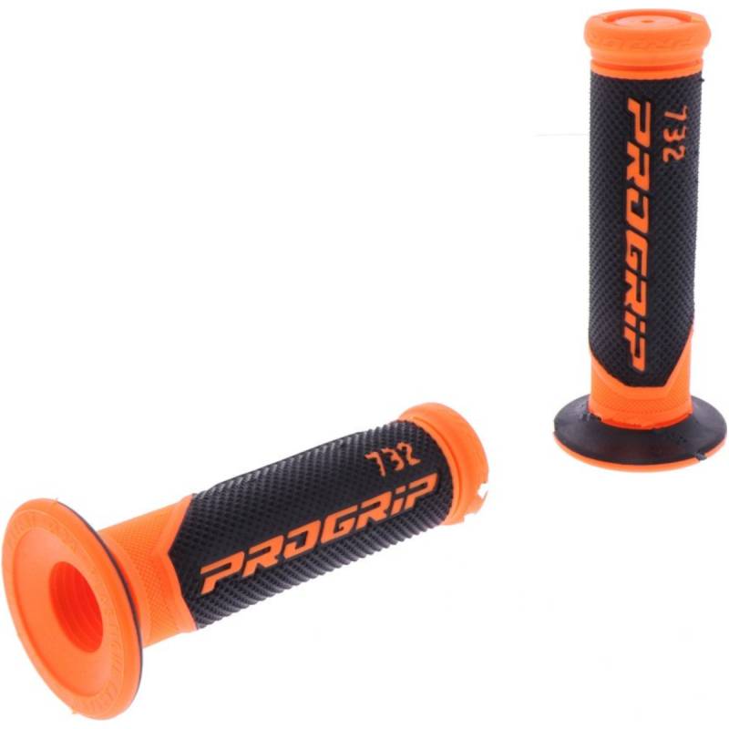 Progrip pa073200ar02 lenkergriffe griffgummi schwarz/orange von Progrip