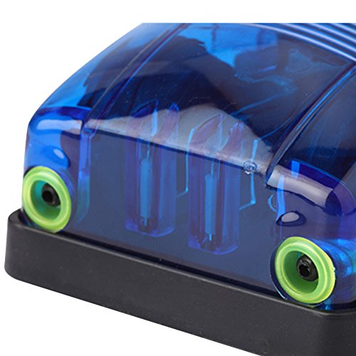 Prom-near Mini Ultra Silent Out Aquarium Luftpumpe Energieeinsparung und Umweltschutz Einlochmontage Doppel Loch Aquarium Sauerstoffpumpe Aquarium Oxygen Luftpumpe (Double hole 5W) von Prom-near