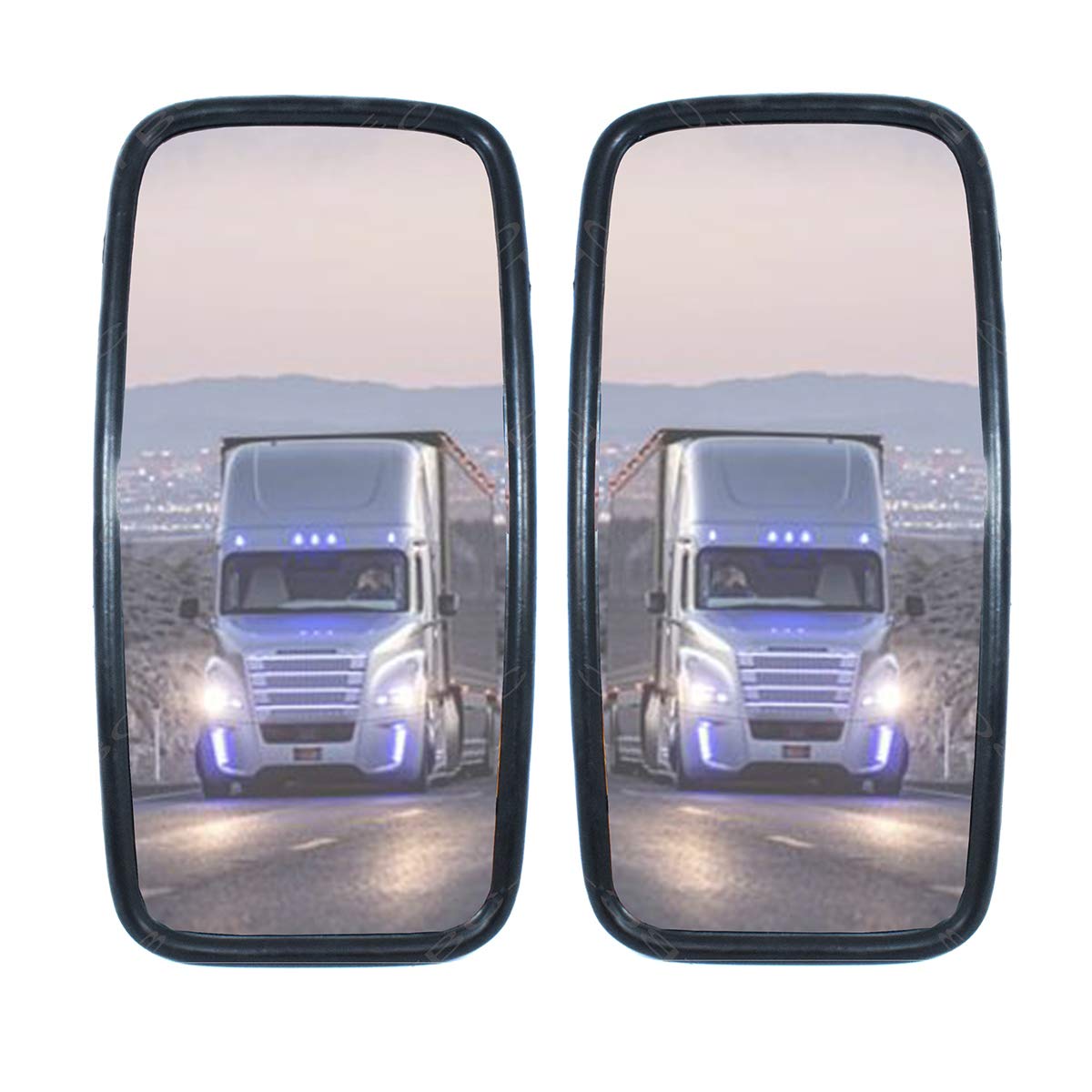 2x LKW, Transporter oder Bus Spiegel universal 36 x 18 cm Größe von Promo Link