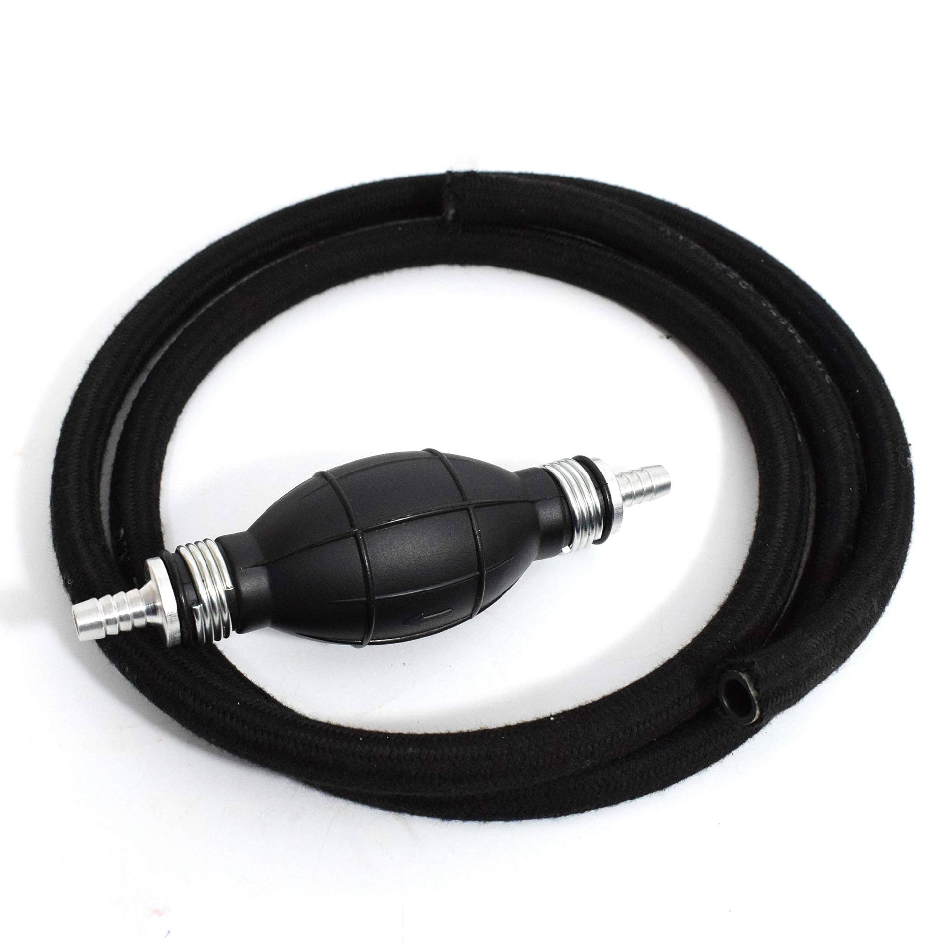 Schlauch Kraftstoffschlauch 5m Ø 6mm + Pumpe Handpumpe Benzinschlauch Dieselschlauch mit Textilumflechtung Wasser, Gas, Benzin, Öl Schlauch Kraftstoffschlauch 5m Ø 6mm + Pumpe Handpumpe Benzinschlauch Dieselschlauch mit Textilumflechtung Wasser, Gas, Benzin, Öl von Promo Link