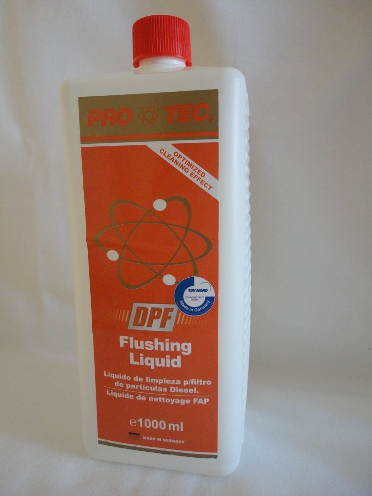 PROTEC DPF Flushing Liquid Dieselpartikelfilter-Spülflüssigkeit Reiniger 1 Liter von Protec