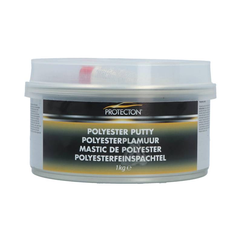 Protecton Polyesterfeinspachtel 1kg, Black von Protecton
