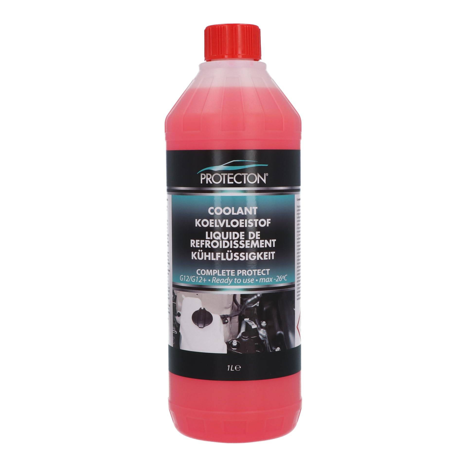 Protecton 'Complete Protect' Kühlflüssigkeit RTU G12/G12+ -26°C 1-Liter gebrauchsfertig, Rosa Protecton 'Complete Protect' Kühlflüssigkeit RTU G12/G12+ -26°C 1-Liter gebrauchsfertig, Rosa von Protecton