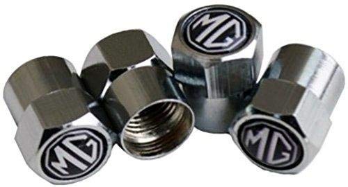 Protrex UK Radventil-Staubkappen, verchromt, gewölbt mit 3D-Effekt-Logo, Silber, Kunststoff, 10 mm Sechskant, universell für PKW, 4 Stück Protrex UK Radventil-Staubkappen, verchromt, gewölbt mit 3D-Effekt-Logo, Silber, Kunststoff, 10 mm Sechskant, universell für PKW, 4 Stück von Protrex UK