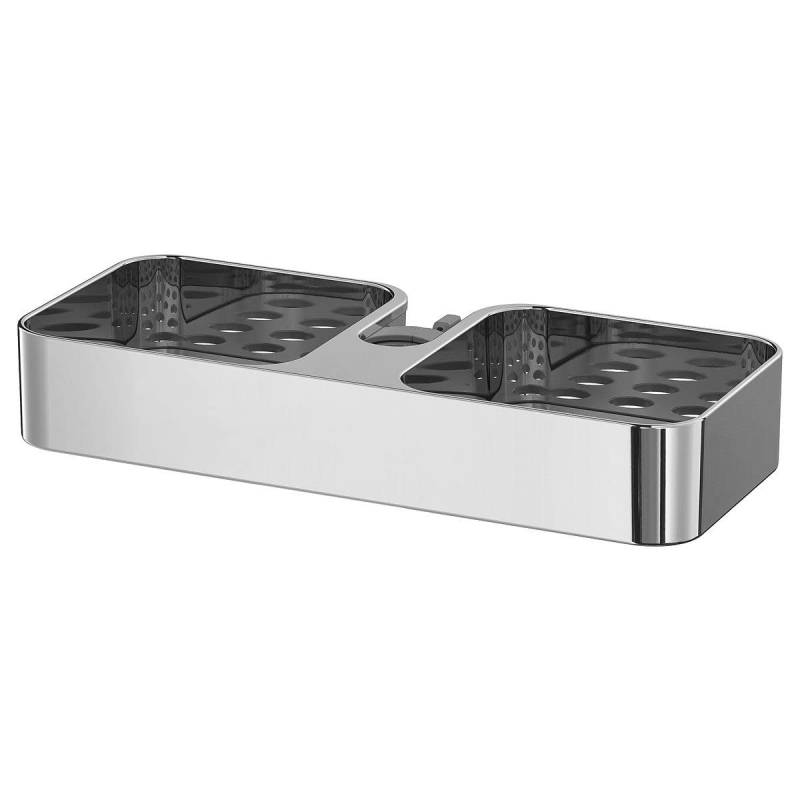 IKEA Duschregal BROGRUND 25x11x4cm verchromt von Protuning