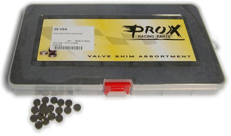 Prox Racing Parts 29.VSA1000 Ventilscheibensatz, 10,00 mm, Größe 1,85 mm - 3,20 mm dick von Prox Racing Parts