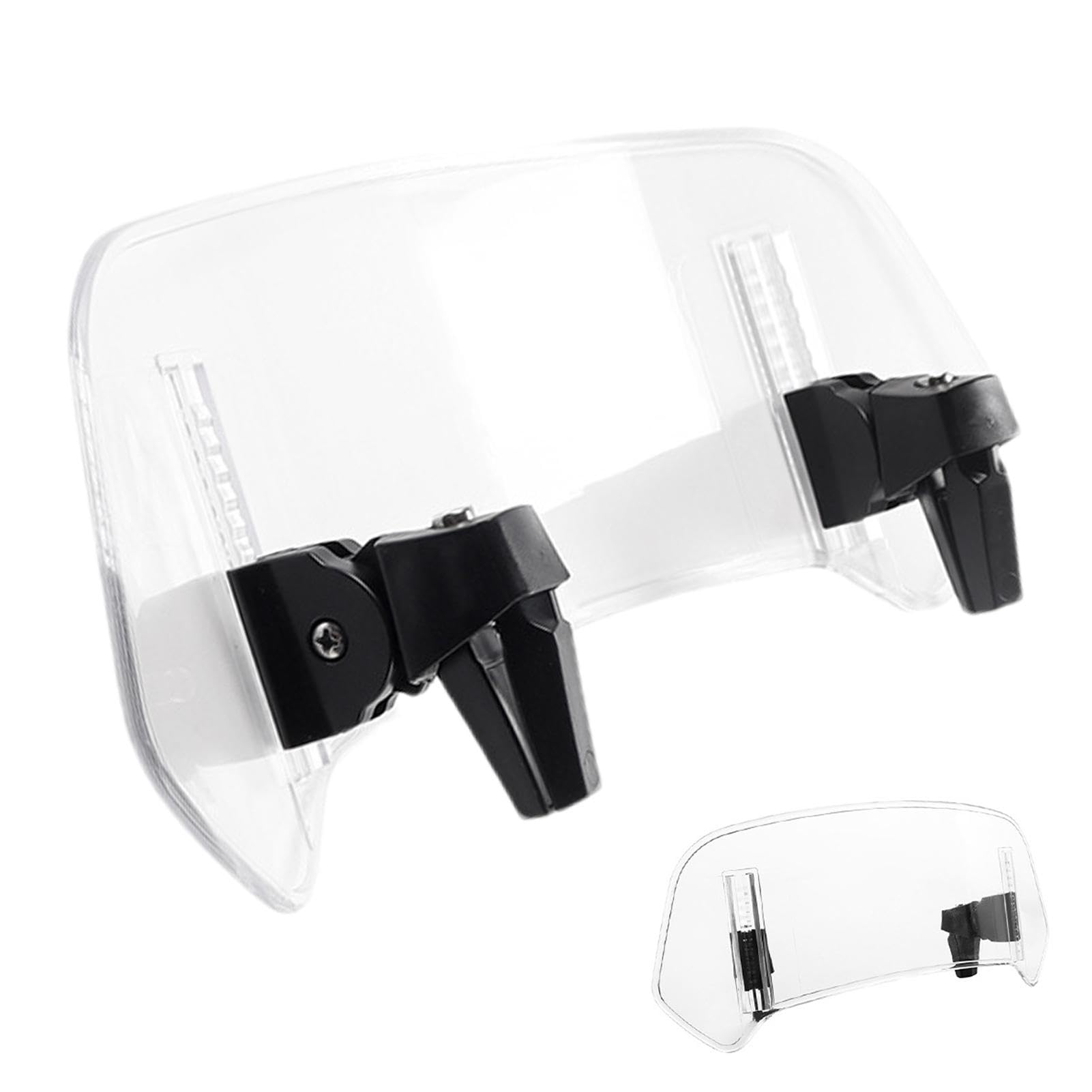 Motorrad Windschutzscheibenverlängerung, Einstellbarer Clip Motorrad Windabweiser Verstellbare Clip- Windschutzscheibe Windschild Spoiler Zubehör Motorrad Windschutzscheibenverlängerung, Einstellbarer Clip Motorrad Windabweiser Verstellbare Clip- Windschutzscheibe Windschild Spoiler Zubehör von Proypiax