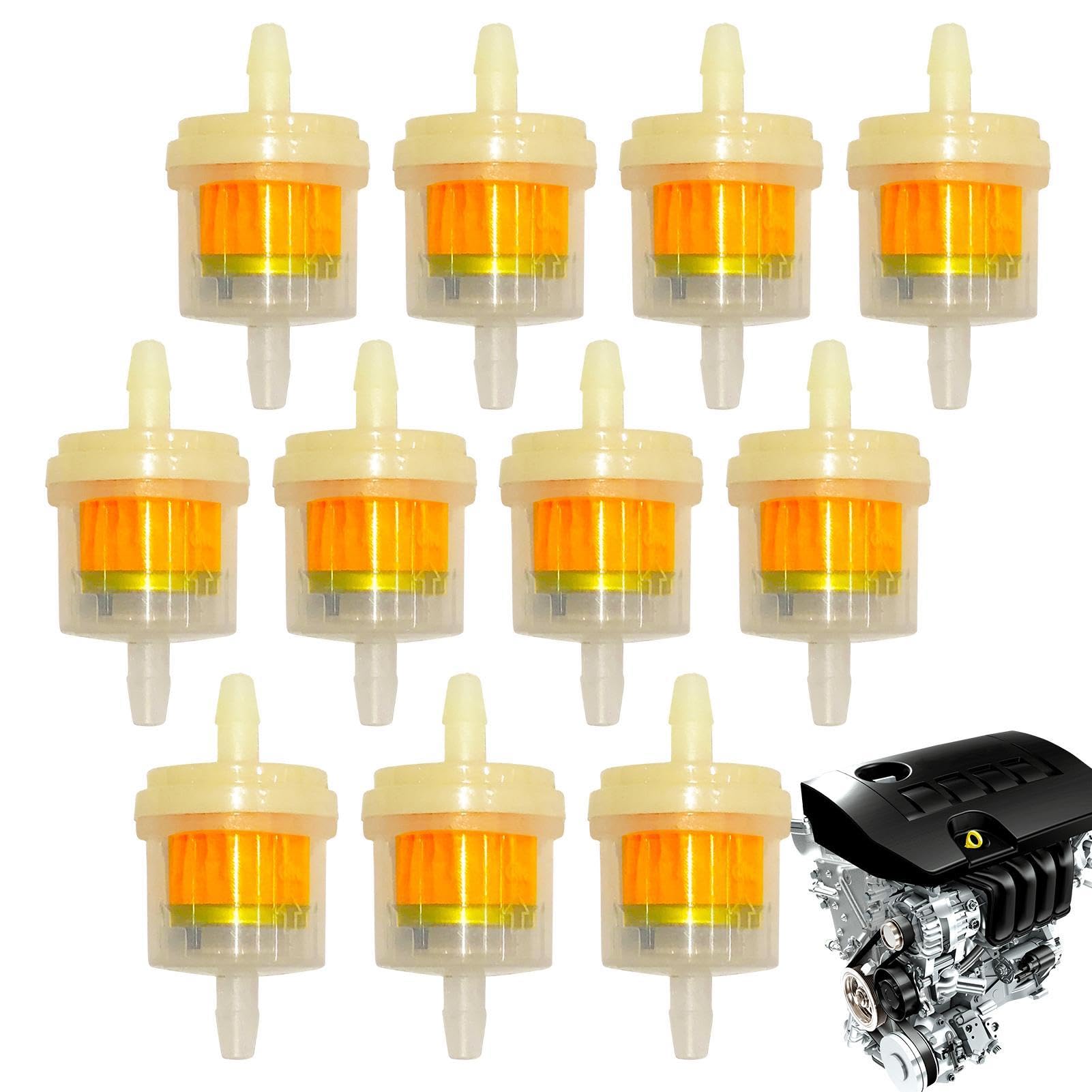 Pruojhw Filter für Motorrad, Ölfilterersatz für Motorrad, 10 x Ölfilter für Motorrad, Fahrrad, Motorfilterteile, transparente Ersatzhülle für den Transport Pruojhw Filter für Motorrad, Ölfilterersatz für Motorrad, 10 x Ölfilter für Motorrad, Fahrrad, Motorfilterteile, transparente Ersatzhülle für den Transport von Pruojhw