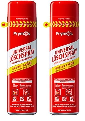 Prymos 631_21B Feuerlöscher-Spray Universal 5A/21B/15F (Packung mit 2) von Prymos