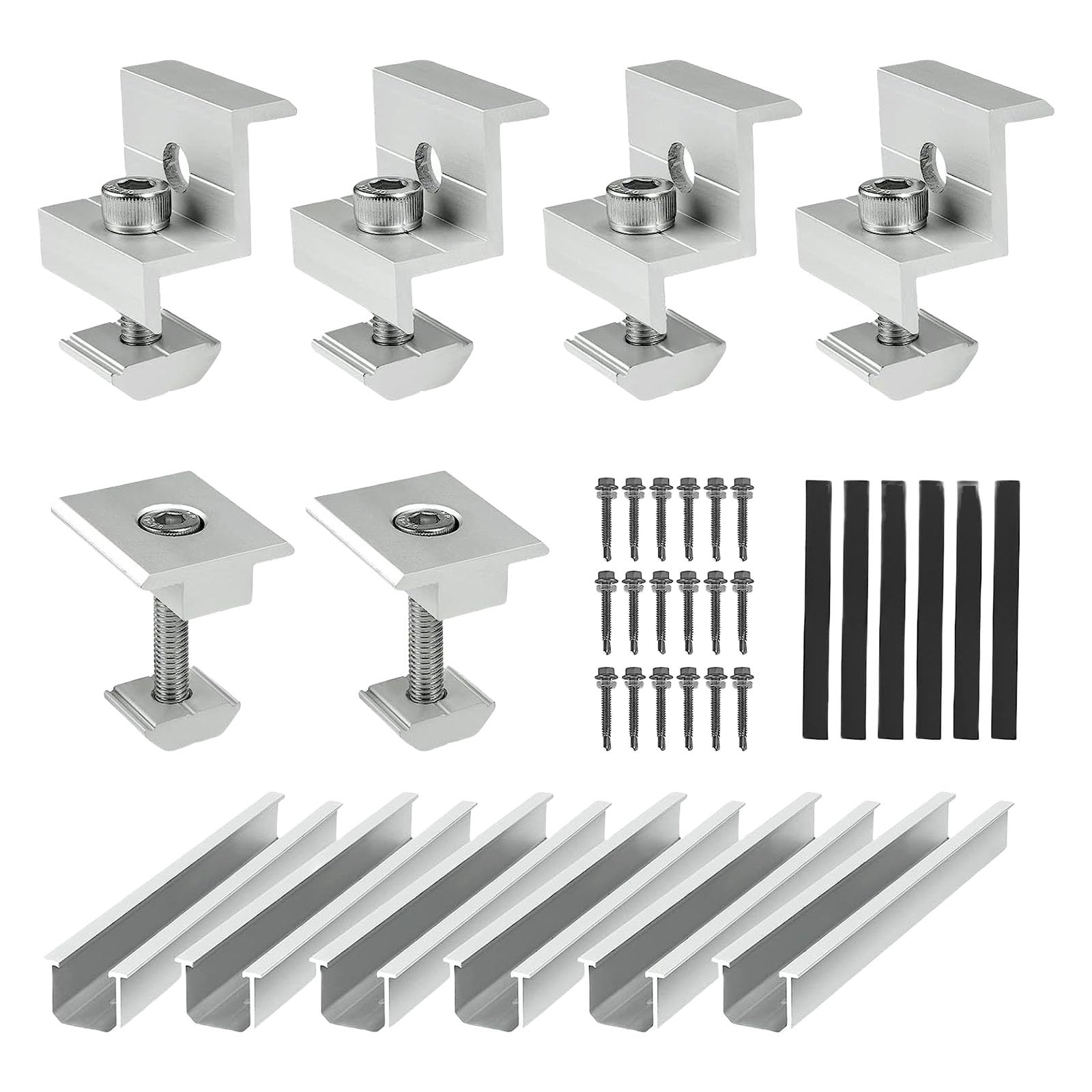 6pcs Robuste Aluminium Legierungs Solars Panel Klammern Zubehör Mit Verschiedenen Dachtypen Und Meeresanwendungen 6pcs Robuste Aluminium Legierungs Solars Panel Klammern Zubehör Mit Verschiedenen Dachtypen Und Meeresanwendungen von Psdndeww